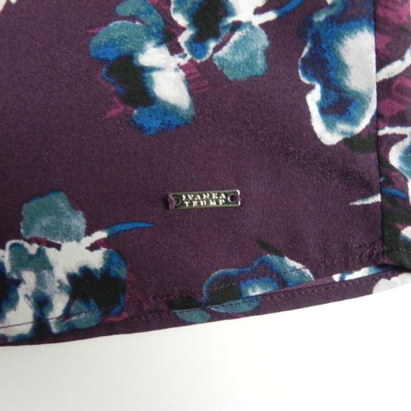 Ivanka Trump Lightweight Floral Top Size P (S) - Picture 5 of 6